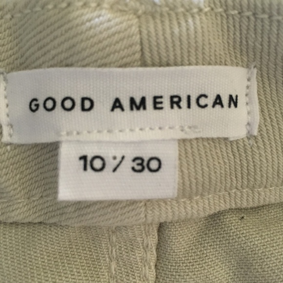 GOOD AMERICAN Cream High Waisted Palazzo Jeans 10/30 - Picture 5 of 6